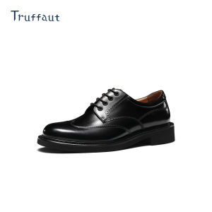 Truffaut | Business Formal Derbies Handmade Genuine Leather Height Increasing