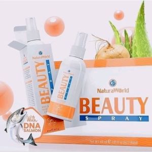 Natura Beauty Spray Baru 60ml With DNA Salmon Obat Jerawat/P3k
