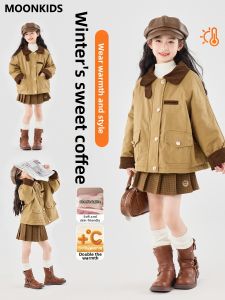 Moonkids | Warm Autumn/Winter Retro Style Girls Set Dress