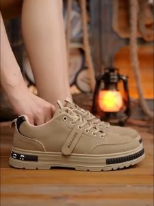 รองเท้า Martin สำหรับผู้ชาย รองเท้าผ้าใบทำงาน รองเท้าผู้ชาย ดิเอ�ส์ดำกันลื่น ทน 20 ประกัน ระบบบอนุการสึกหรอ และรองเท้าผู้ชายสีดำกันลื่น