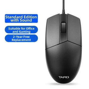 TAFIQ | Silent USB Wired Mouse for Gaming
