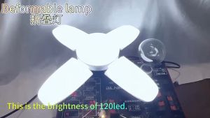 Bohlam Lampu LED Model Kipas 4 Baling 28 watt