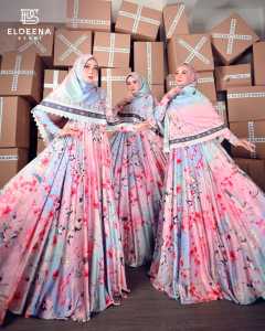 Gamis MICHAN Set by ELDEENA SYARI - Umroh Realpic 100%