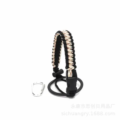 Paracord Holder Rope Wide Mouth Bottle Portable Rope Hand Strap Cup Carrier Color Cupful Rope Cup Water Bottle Accessories