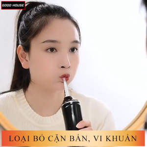 Tăm nước CHỐNG NƯỚC IPX7 cao cấp chính hãng Chống nước tốt Công suất mạnh Tặng kèm vòi xịt dây sạc USB Bảo hành 2 năm