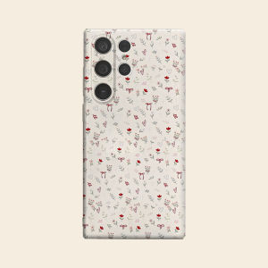 ditsy flower bow heart Luxury Fashion Full Lens Protective Case for Samsung Galaxy S26 S25 S24 A56 A36 Plus Ultra
