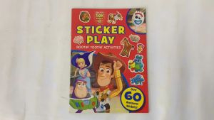 Disney Pixar Toy Story 4 Sticker Book with Games & 60 Stickers for Kids Play
