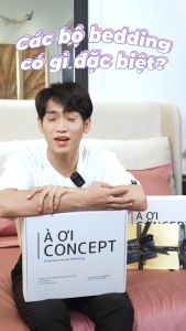 Ga Giường lụa Tencel 60s 1m6x2m và 1m8x2m màu trơn bo chun Cao Cấp À Ơi Concept không xù lông trơn mượt thoáng mát Home Bedding