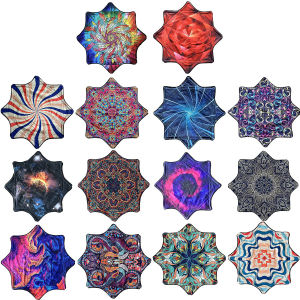 Dapo Spinning Dance handkerchief Lycra Octagonal Scarf flying Handkerchief 67cm*67cm Customizable Spinning Handkerchief