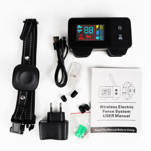 480m Wireless Dog Fence Waterproof Dog Training Collar Electronic Pet Fence System Sound Shock Collar