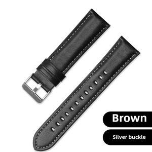 Genuine Leather Smart Watch Band for Huawei GT3 GT2 Watch4Pro GS3Pro Honor Magic2 Men Women ECG Version Waterproof Quick Release