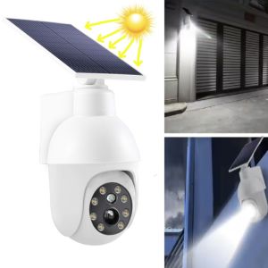 โคมไฟติดผนัง LED พลังงานแสงอาทิตย์จําลองการตรวจสอบไฟถนนป้องกันการโจรกรรมพร้อมเซ็นเซอร์ที่ละเอียดอ่อนไฟสวน IP65 สําหรับการใช้งานบนถนน