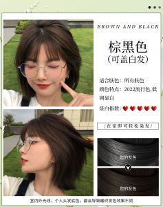 ครีมน้ำหนักผมธรรมชาติ ครีมสีผมสีดำ ครีมสีผมบล็อกสีขาว เครื่องสำอางเสริมสีผมแบบธรรมชาติ สีผมแบบธรรมชาติ