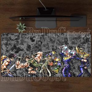 Bandai | Jojo Bizarre Adventure HD Print Anime Mouse Pad XXL Bàn Phím Chơi Game Bằng Cao Su Chống Trượt Thảm Trải Bàn Có Viền Vắt Cho Văn Phòng Và Thể Thao Điện Tử