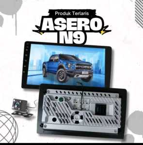 Head Unit Android 9 inch ASERO N9 8/64GB Kipas Pendingin Free Kamera Mundur