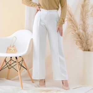 Celana Kulot Scuba Wanita Highwaist Premium Kulot Scuba Zipper Kulot Scuba Resleting Kulot Scuba Jumbo
