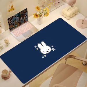 Miffy | Cut M-Miffy Kawaii Mouse Pad Non-slip Thickened MousePad Student Gaming Cushion Large Writing Lockedge Office