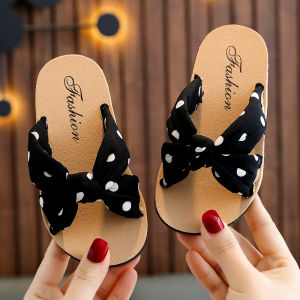[Local Delivery] Summer Girls Slippers Soft Sole Non-slip Bohemian Toddler Princess Slide Sandals Beach Shoes