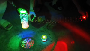 Magic Rainbow Spring Toys Anti-stress Funny Game Anti-stress Luminous Toys Spring Children Creative Magic Toys Funny Gifts
