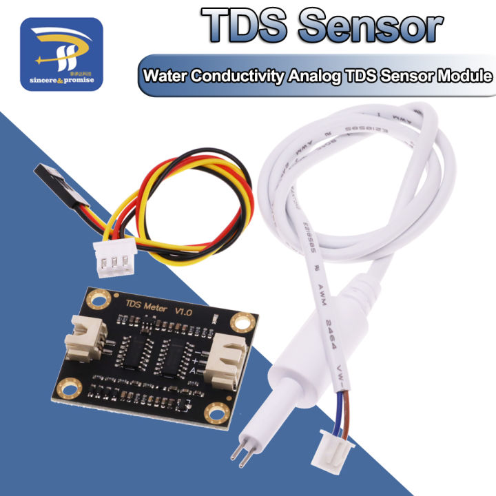 Water Conductivity Analog TDS Sensor Module Tester Liquid Detection ...