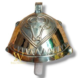 Bel Lonceng Pintu Klontong Sapi Kuningan Antik No 6 Warna Kuning 1 Pcs