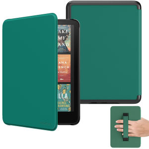 MoKo Case for All-New 7" Kindle Paperwhite(12th Gen 2024) and Kindle Colorsoft Signature Edition 2024 Lightweight Shell Cover with Hand Strap Auto Wake/Sleep for Kindle Paperwhite 2024