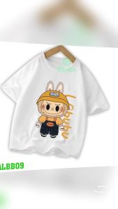 Áo thun trẻ em labubu nón vàng cho bé trai bé gáitừ 6kg-30kg.ALBB09
