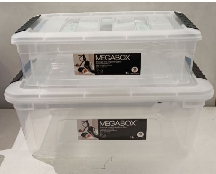 Megabox 6.5L/12L Storage Box Lazada PH
