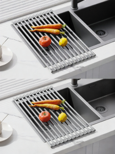 Foldable Silicone Drain Drying Rack