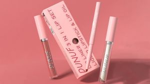 3pcs/set Lip Gloss Set Lipliner Lasting Waterproof Lipstick Highly Pigmented Lip Stain Lip Gloss Oil Set