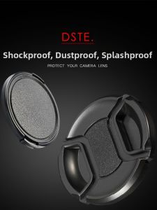 DSTE | Universal Camera Lens Cap for Canon 200D II M50 Sony A6000 Fujifilm Nikon Sigma