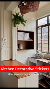 PVC marble pattern 60cm*1M/3M/5M heat-resistant thickened wallpaper waterproof and oil-proof sticker kitchen self-adhesive