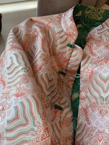 New 2025 Spring Autumn Retro High End Chinese Style Button Printed Large Size Womens Tang Suit Shirt Jacket Traditional Costume