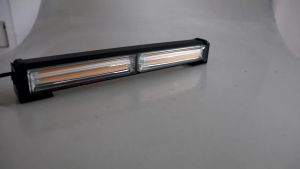 9-80V Led Work Light Vehicle Warning LED Strobe Light Bar Traffic Emergency Flashing Dual Color COB Light Bars For 4x4 Trucks