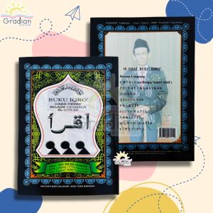 Buku Iqro Besar Kertas Buram / CD  | Cara Cepat Belajar Membaca Al Quran | ORIGINAL