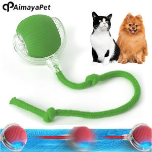 AIMAYAPET Interactive Cat Toy Ball Automatic Ball Pet Toy USB Rechargeable Smart Electric Rolling Ball Pet Training Ball