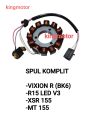SPUL KOMPLIT SPOOL KC (BK6) VIXION R R15 LED V3 XSR 155 MT 155 KUALITAS SUPER. 