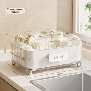 MMZECE | Draining Dish Storage Rack for Kitchen