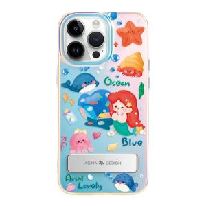 Asina | Hidden Stand Protective Case Foldable Full Coverage Drop Protection for iPhone 17 Pro Max iPhone 14 Pro iPhone 16