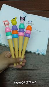 Pena Gel Ice Cream Cone Sanrio PGK-1431Pulpen Bolpoint Pen Tinta Bolpen My melody Kuromi CinnamorolPena Gel Ice Cream Cone Sanrio PGK-1431Pulpen Bolpoint Pen Tinta Bolpen My melody Kuromi Cinnamorol
