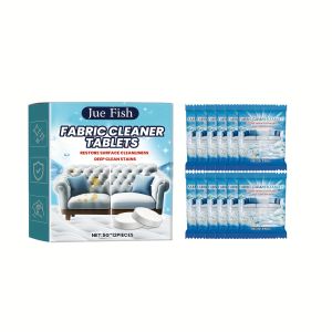12-Pack Fabric Cleaner Tablets for RV and Home UseSofa Stain RemoverEffervescent PowderScentedMultipurpose Couch Cleaner Tab