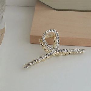 Kẹp Tóc Kim Loại Cỡ Lớn 2023 Kẹp Tóc Đuôi Cá Cỡ Trung Dành Cho Nữ Phụ Kiện Tóc Mùa Hè Kẹp Tóc Sau Đầu Đơn Giản Sang Trọng