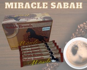 5pcs. sachets sabah miracle coffee for men and women trial pack