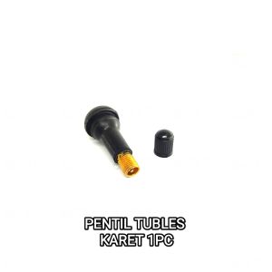PENTIL TUBLES KARET - COP BAN TUBLESS BAHAN KARET