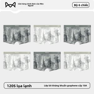 Quần lót MiiOW cho nam vải Ice Silk thoáng khí kháng khuẩn cạp vừa