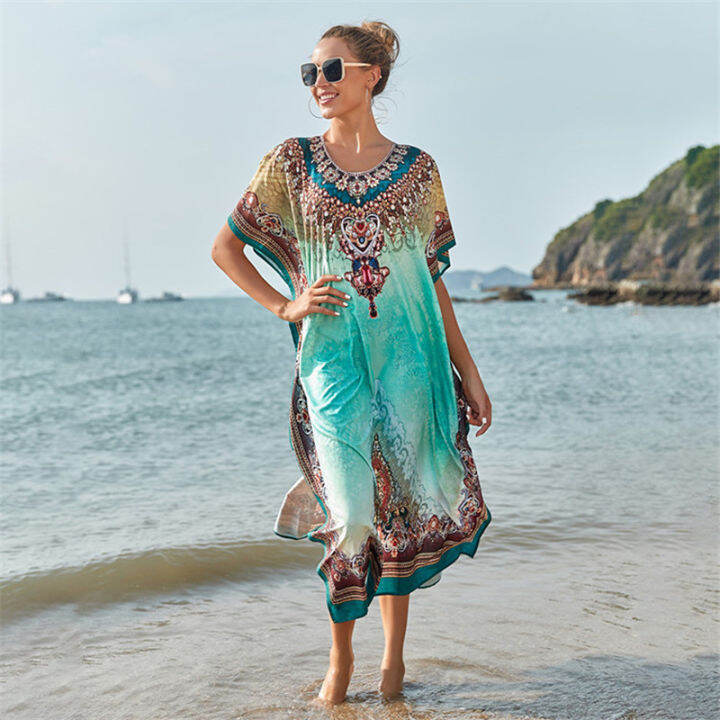 Plus size beach clearance cover up dress