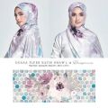Deana Fleur Satin Shawl - Long Shawl / Muslimah Shawl / Tudung Panjang / Muslimah Scarves / Satin Shawl / Long Hijab / Rectangle Shawl. 