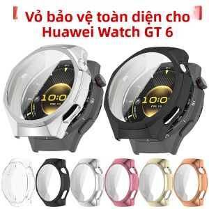 Huawei Watch GT6 Pro 46mm Vỏ Bảo Vệ Toàn Diện Vỏ Bảo Vệ Toàn Diện TPU Bảo Vệ Màn Hình Khung Thay Thế Phụ Kiện