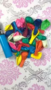 Dinoso balon latex metalik tebal  100 pcs   warna warni ukuran 5 inch / 10 inch / 12 inch / 18 inch balon dekorasi pesta