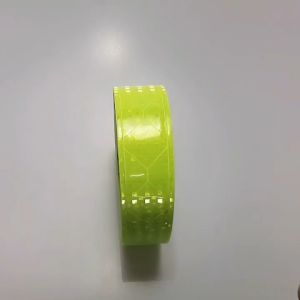 Pita Skotlet Scotlight Scotlite Reflektif PVC Lebar 25 cm Motif Pola Kotak Untuk Jas Hujan Mantel Rompi Jaket Hijau Stabilo Harga Permeter